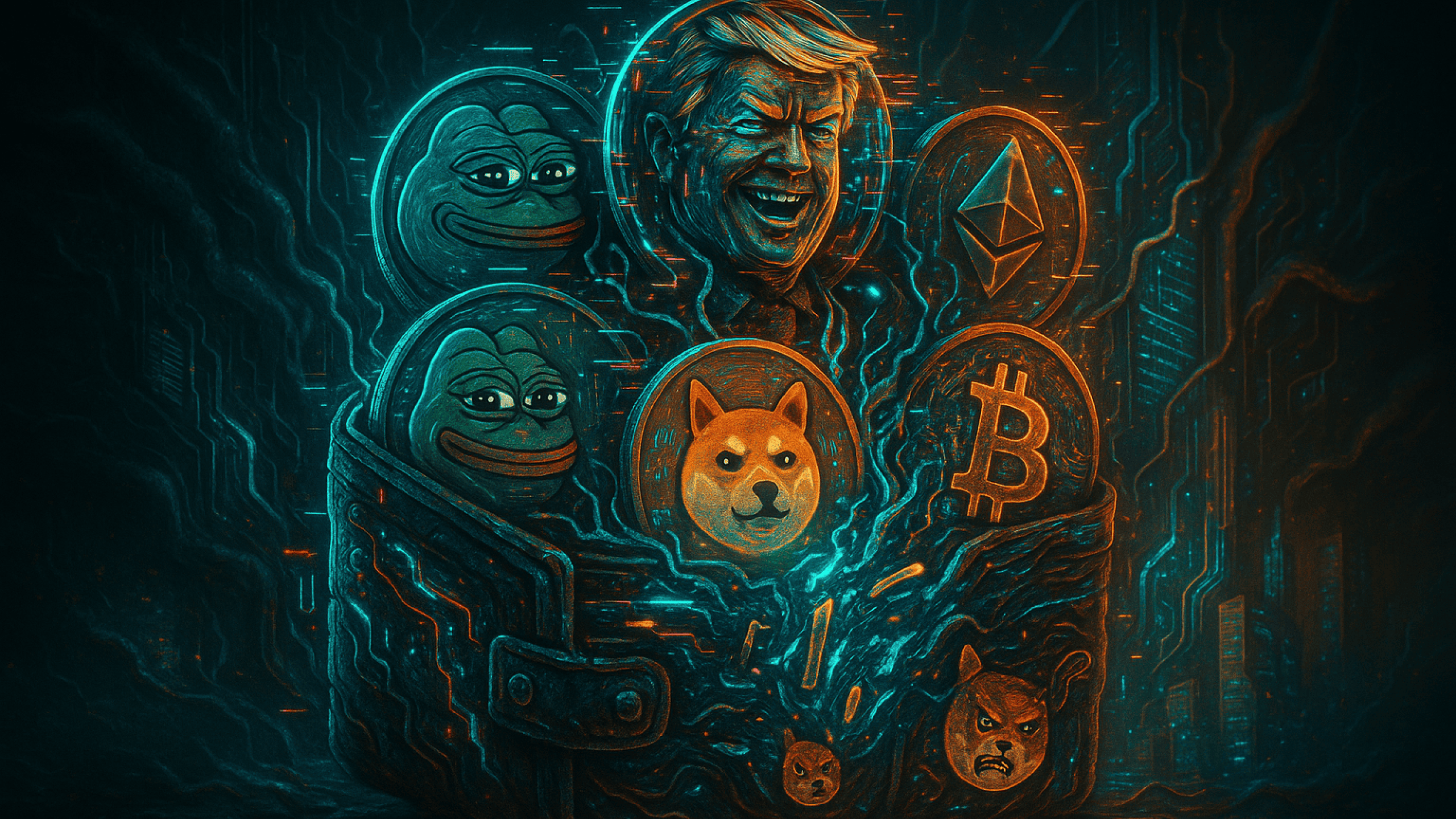 Descubra o caos absoluto na carteira de memecoins de Trump! A organização familiar não sabe do lançamento. O que será que está acontecendo?